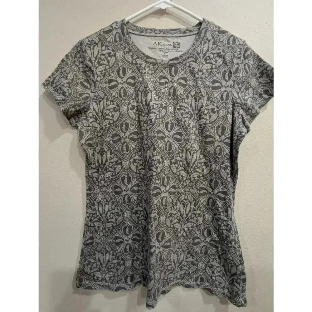 Women's grey Anne Klein Jeans T-shirt size L